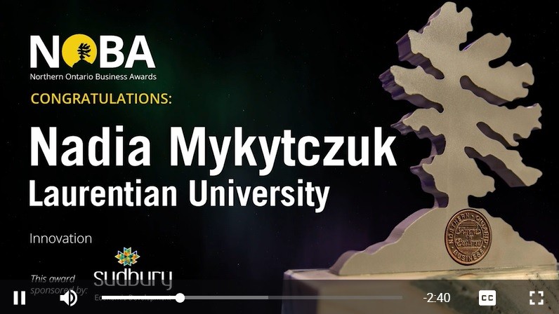 Nadia NOBA award